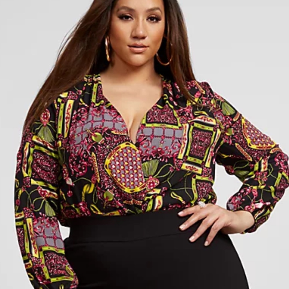 FASHION TO FIGURE PLUS SIZE. 18W (2X) Body suit.  Worn only once